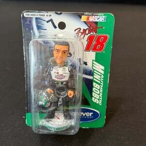 2004 NASCAR Bobby Labonte #18 Interstate Batteries Mini Bobblehead Figurine